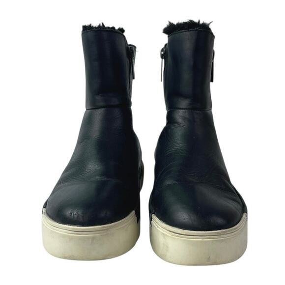 J Slides NYC Victory Sneaker Boot, Black Sz | Mercari J/Slides Victory Black Faux Fur Round Toe Double Zip Platform Ankle Boots Sz 6.5